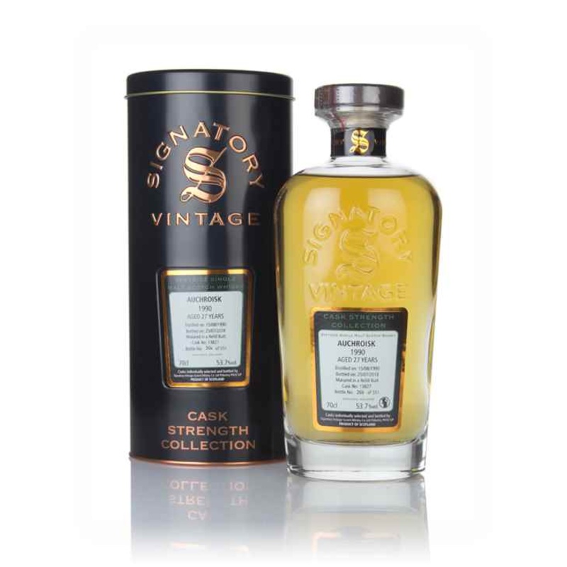 Auchroisk 27 Year Old 1990 (cask 13827) - Cask Strength Collection (Signatory) Scotch Whisky | 700ML