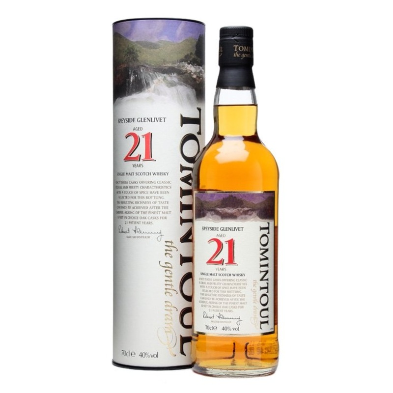 Tomintoul 21 Year Old Speyside Malt Whiskey