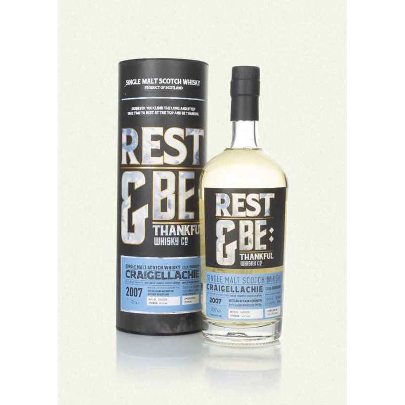 Craigellachie 12 Year Old 2007 (cask 314992) - Rest & Be Thankful  Scotch Whisky | 700ML
