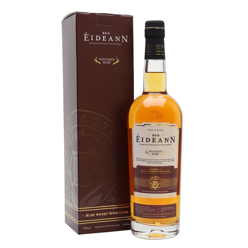 Ben Eideann Ruby Galilean Kosher Whisky Sweet Red Wine Finish Highland Single Malt Scotch Whisky | 700ML