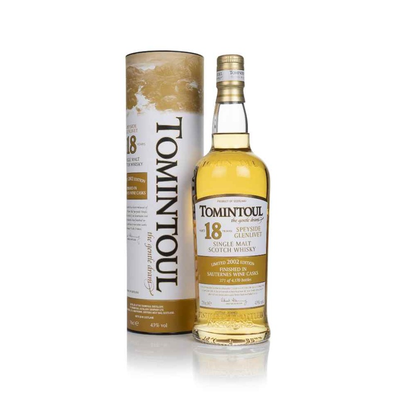 Tomintoul 18 Year Old 2002 - Sauternes Cask Finish Scotch Whisky | 700ML
