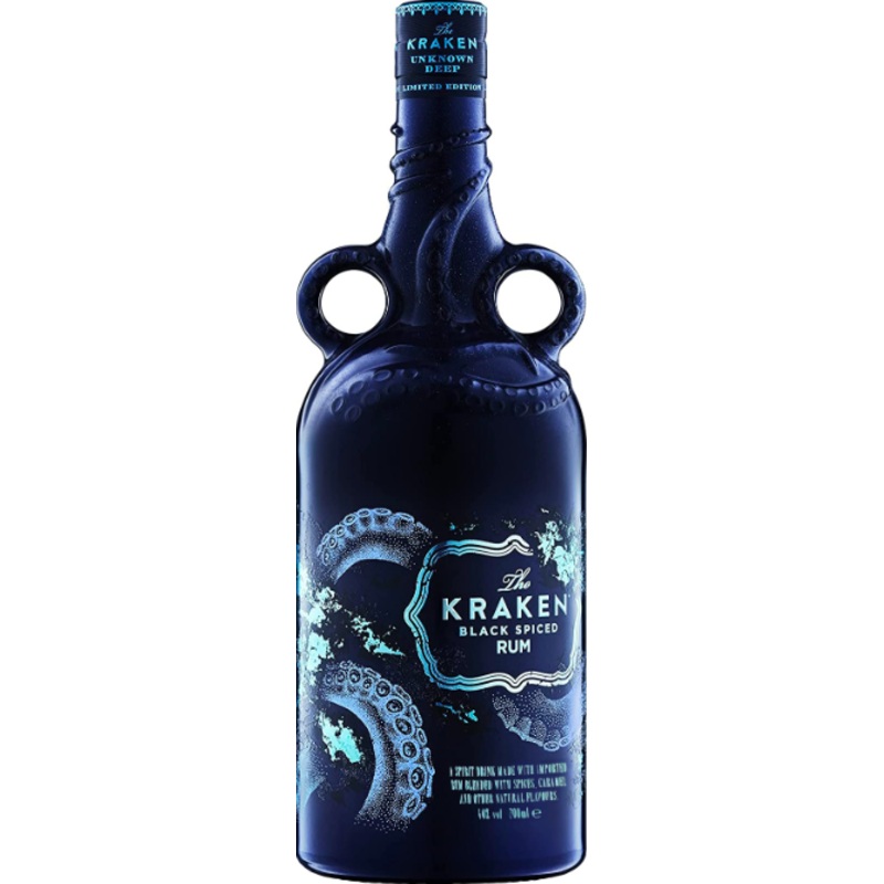 The Kraken Black Spiced - Deep Sea Bioluminescence Rum | 700ML