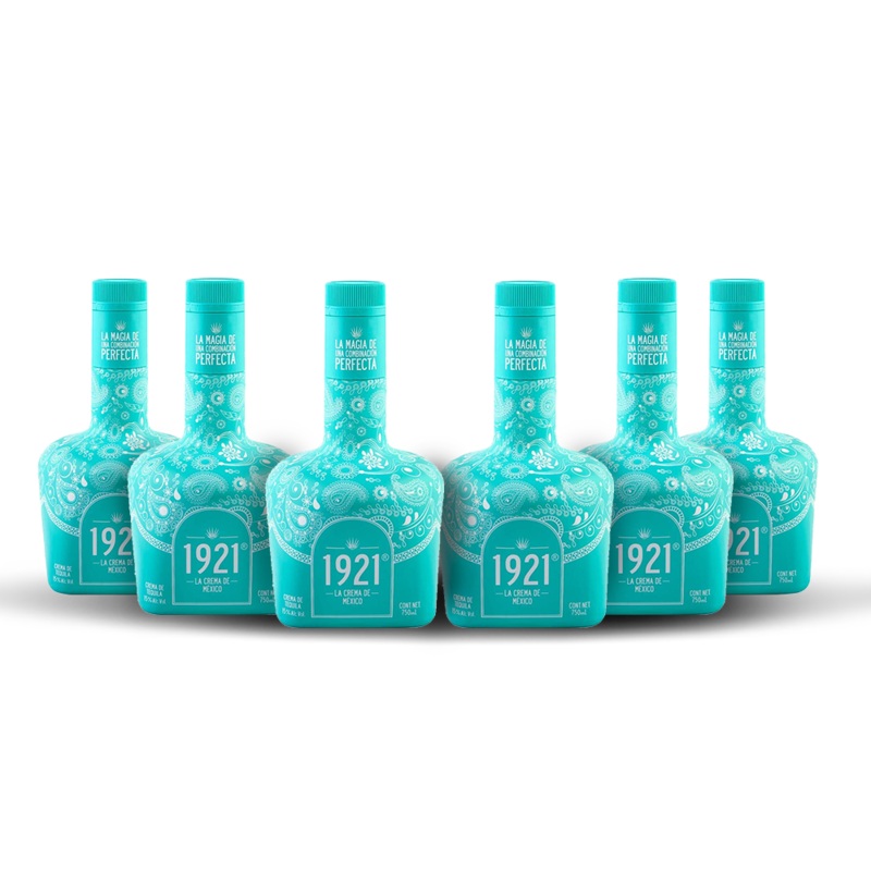 1921 Crema De Mexico Blue Tequila (6) Bottle Bundle