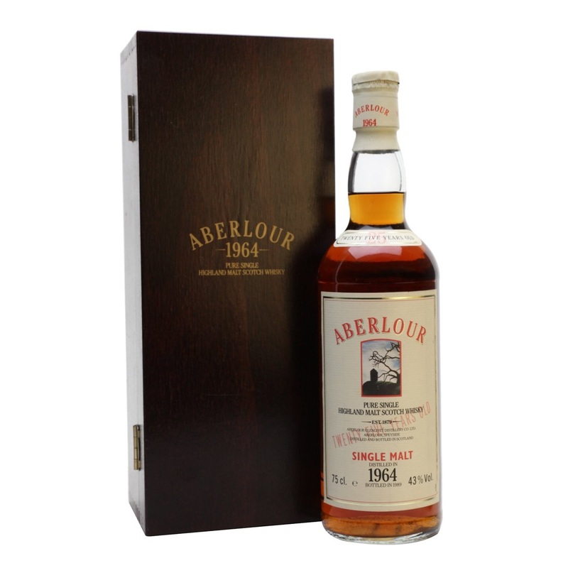Aberlour 1964 25 Year Old Sherry Cask Speyside Single Malt Scotch Whisky