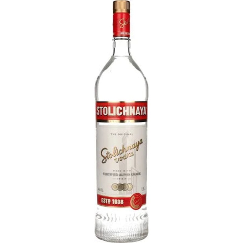 Stolichnaya Red Label Plain Vodka | 1.5ML