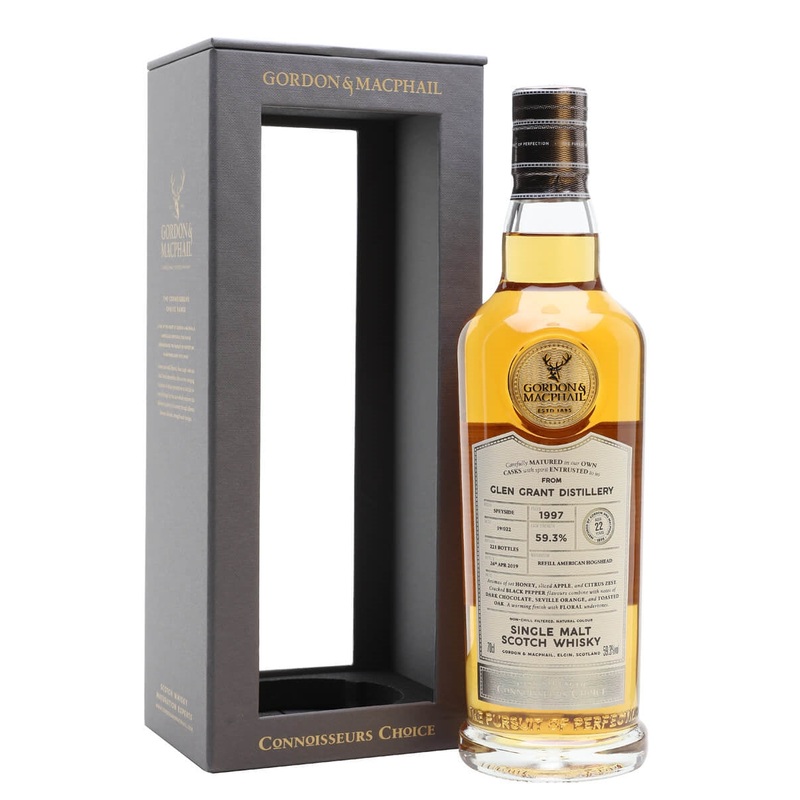 1997 Gordon & MacPhail Connoisseurs Choice Glen Grant 22 Year Old Single Malt Scotch Whisky