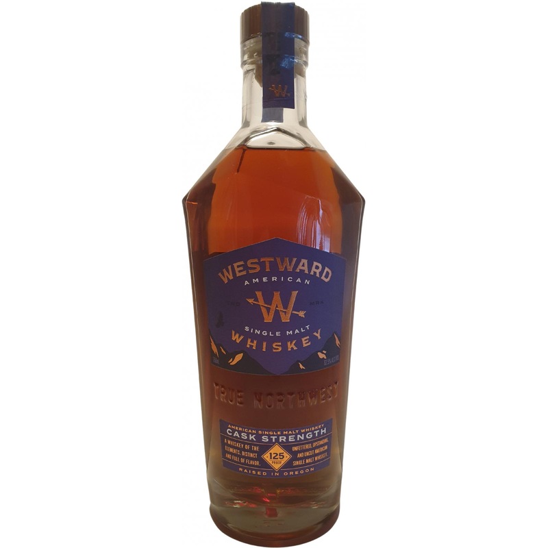 Westward Cask Strength True North West 125 Proof American Single Malt Whiskey