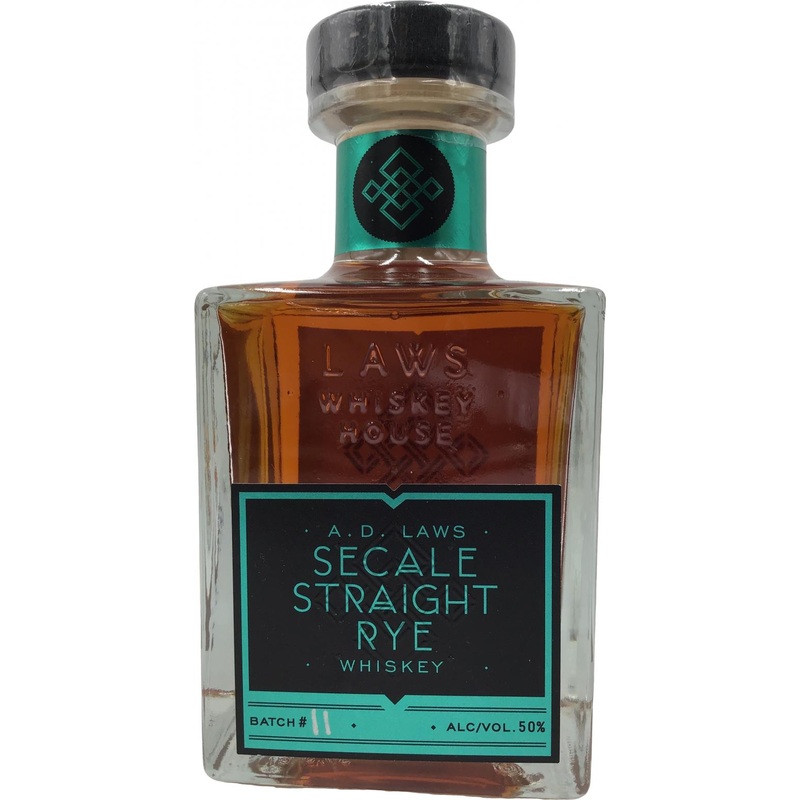 A.D. Laws Secale Batch 11 Straight Rye Whiskey