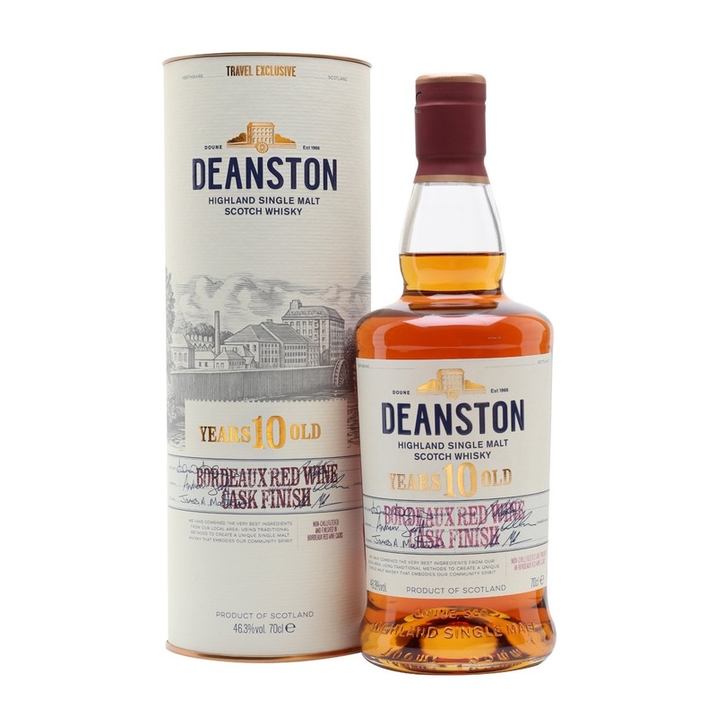 Deanston 10 Year Old Bordeaux Red Wine Finish Highland Single Malt Scotch Whisky | 700ML