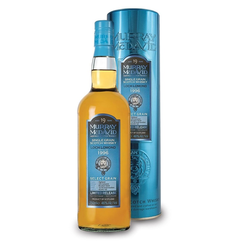 Murray McDavid Select Grain Loch Lomond Limited Release 19 Year Old Highland Single Grain Scotch Whisky
