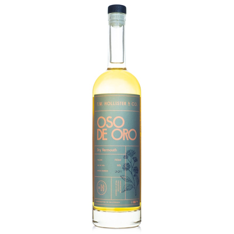 TW Hollister & Co. Oso de Oro Dry Vermouth Liqueur