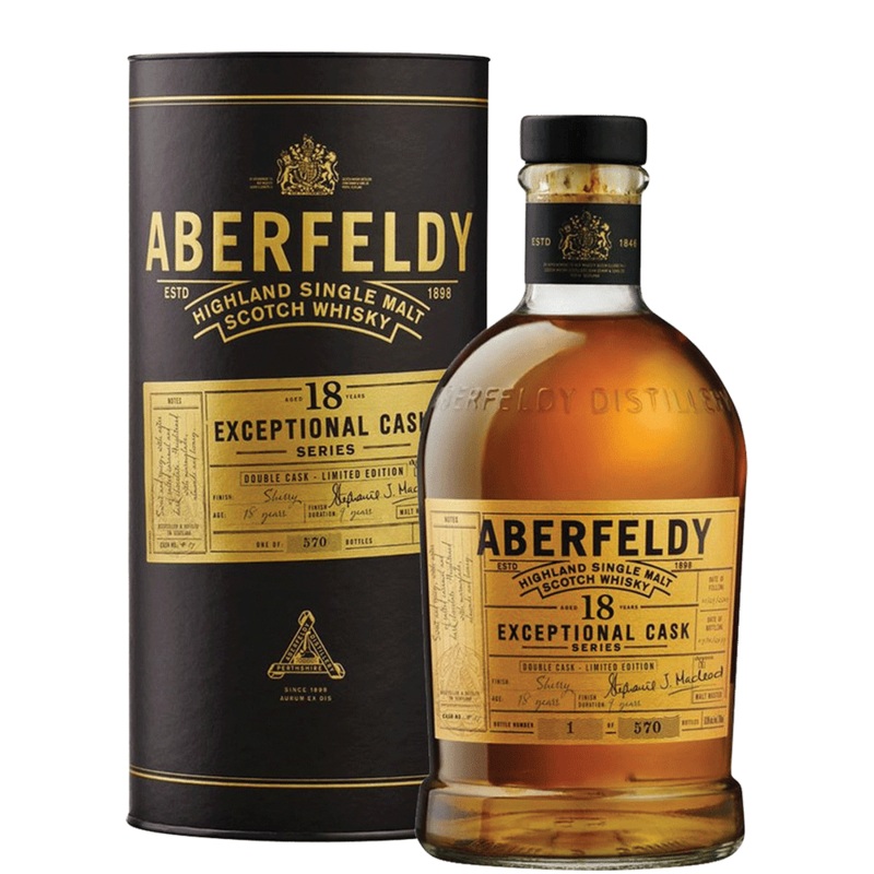 Aberfeldy 18 year Old Exceptional Cask Oloroso Cask Finish Scotch Whisky