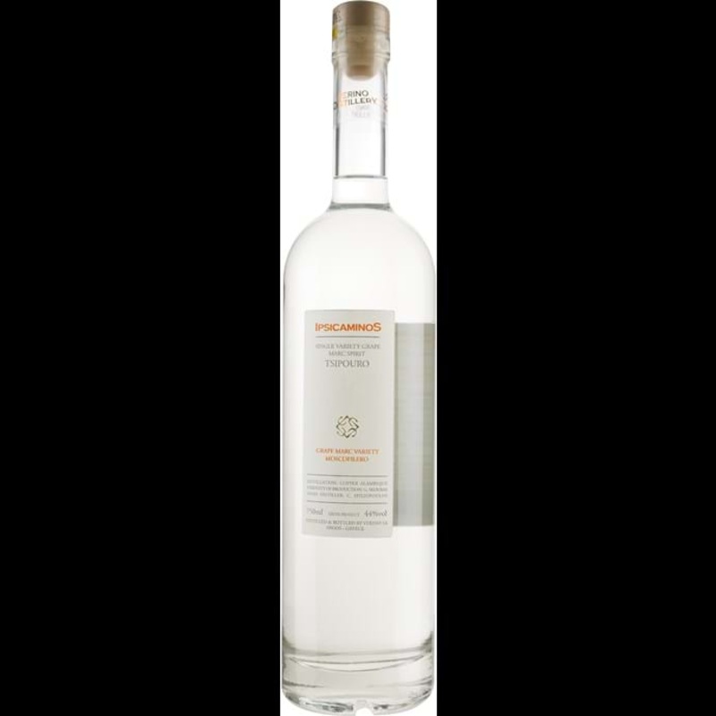 Verino Ipsicaminos Tsipouro Moschofilero Grape Marc Spirit Brandy