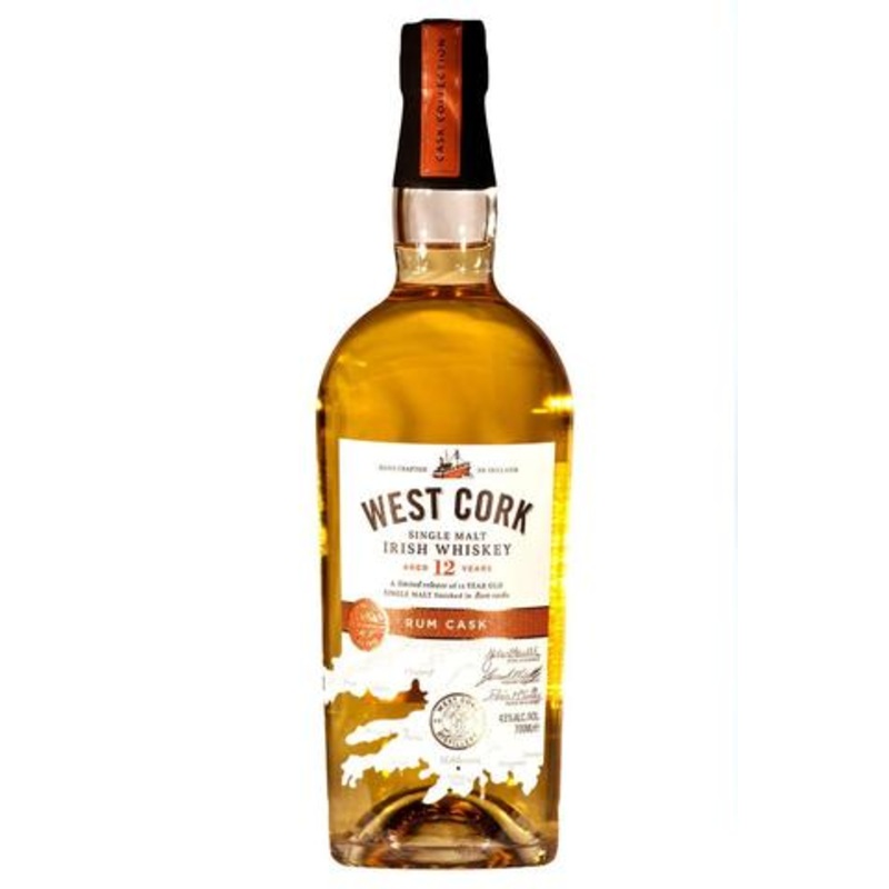 West Cork 12 Year Old Rum Cask Single Malt Irish Whiskey