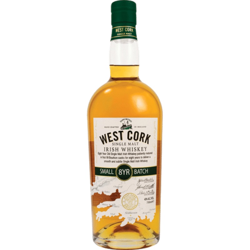 West Cork Small Batch 8 Year Single Malt Irish Whiskey