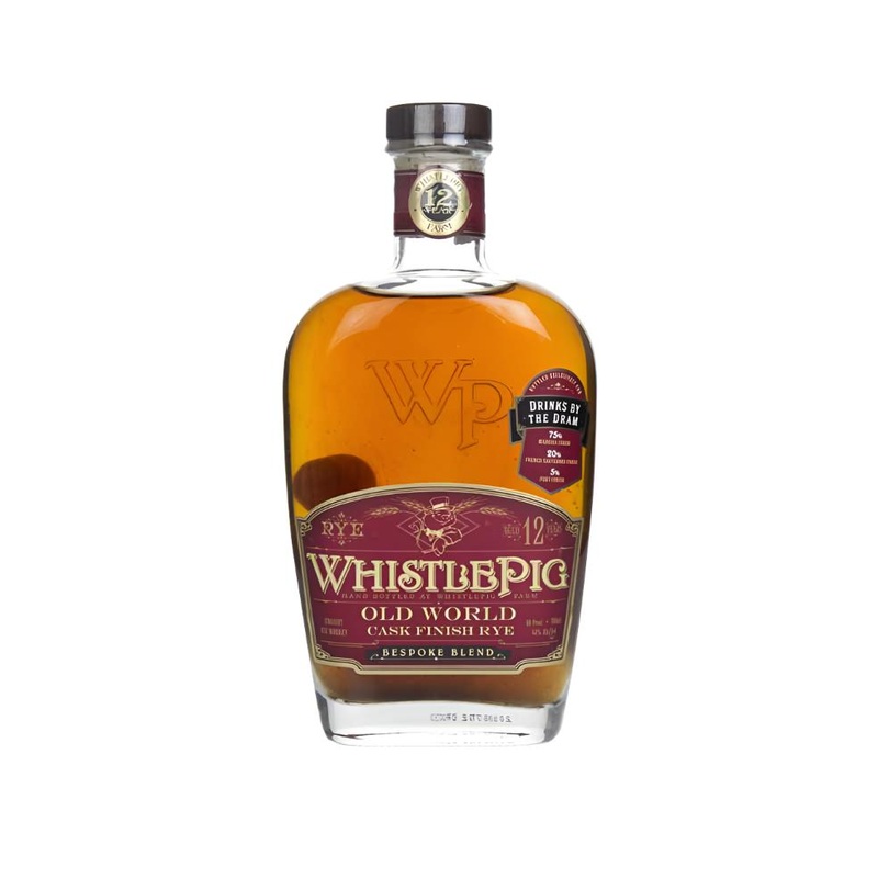 WhistlePig 12 Year Old - Old World (Drinks by the Dram) Rye Whiskey