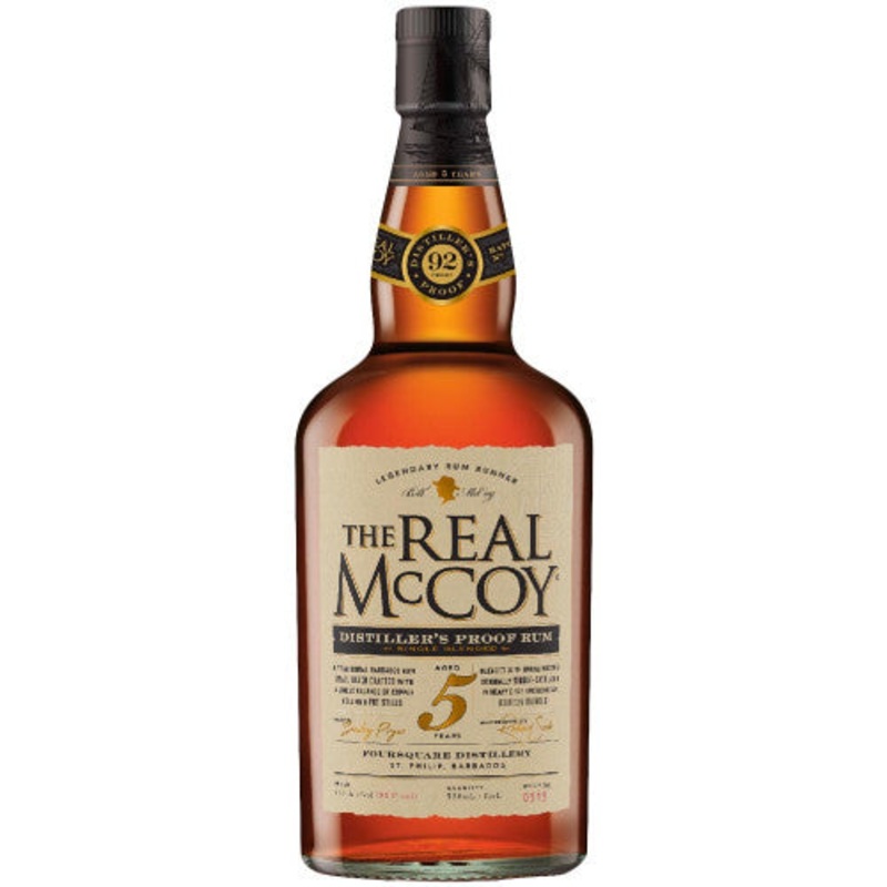 The Real McCoy Distiller's Proof 5 year Old Barbados Rum