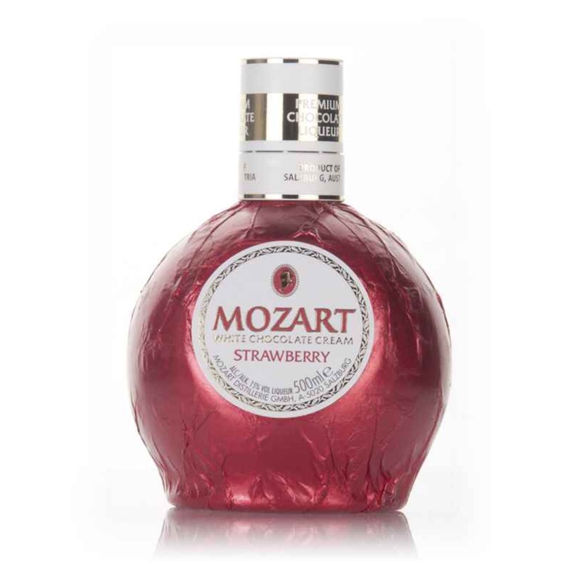 Mozart White Chocolate Strawberry Cream Liqueur | 500ML